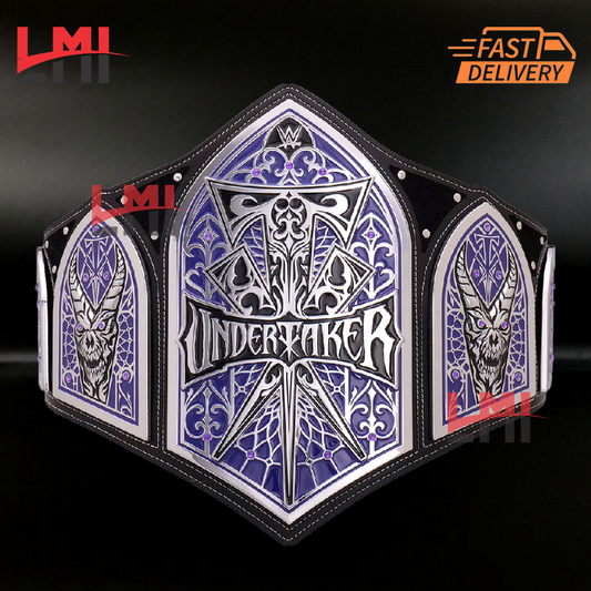 The Undertaker 35 Years Deadman Legacy Championship Belt Wrestling Title Belt - LMI Championship Belts