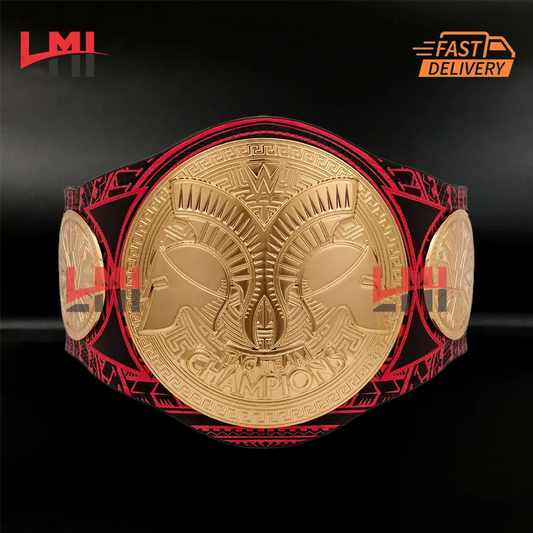 WWE Usos Signature Series Tag Team Championship Belt 2mm Brass