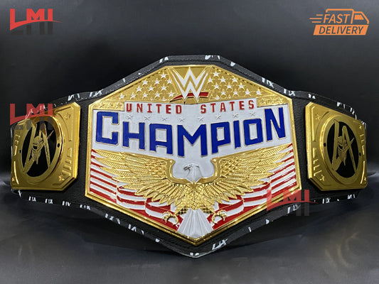 WWE La Knight Signature United States Championship Belt Replica Title Wrestling Belt 4mm