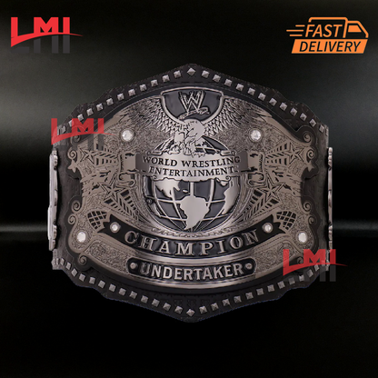 The Undertaker 35 Years American Badass Signature Series Championship Belt Wrestling Title Belt - LMI Championship Belts