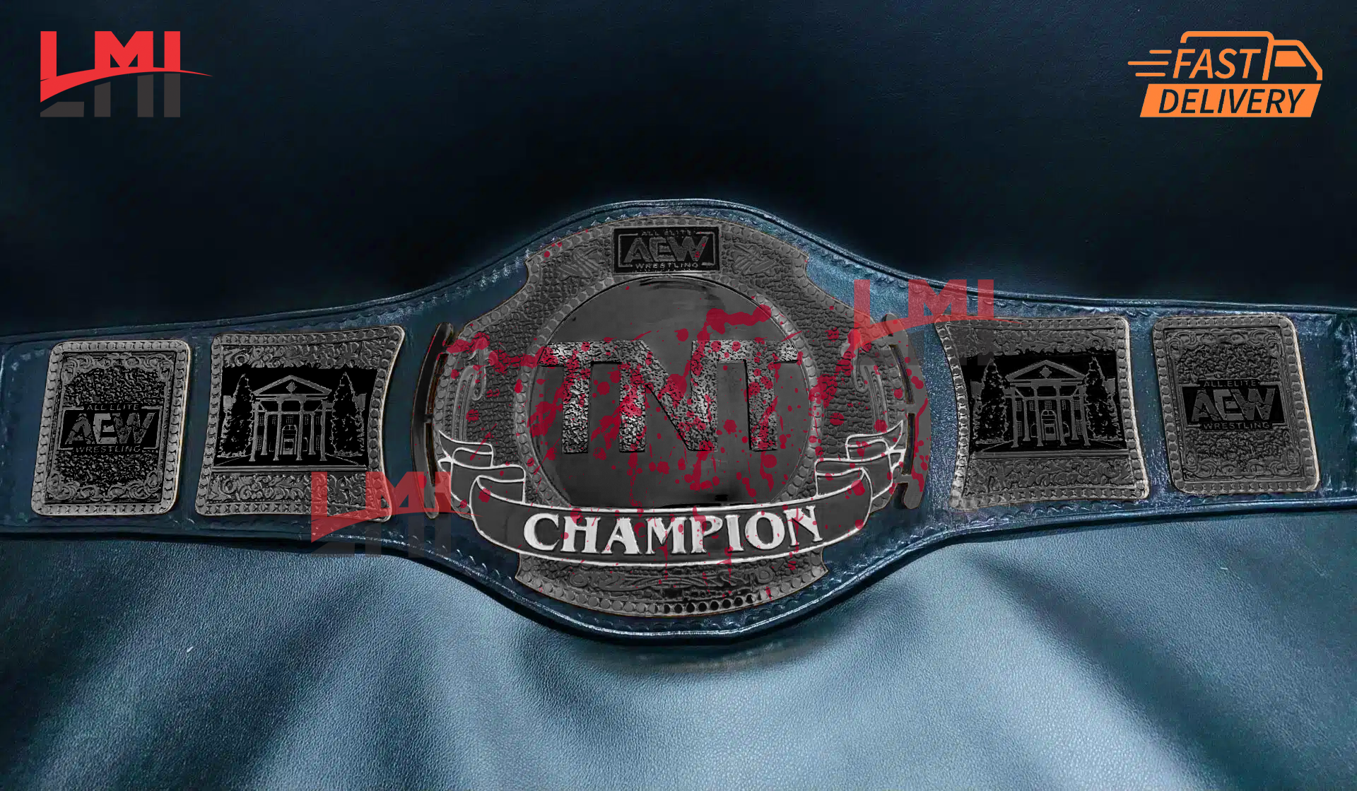AEW Jack Perry TNT Championship Belt 2mm Brass LMI Championship Belts