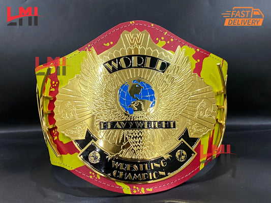 Tribute Hulk Hogan Winged Eagle Championship Belt Title Wrestling Belt 