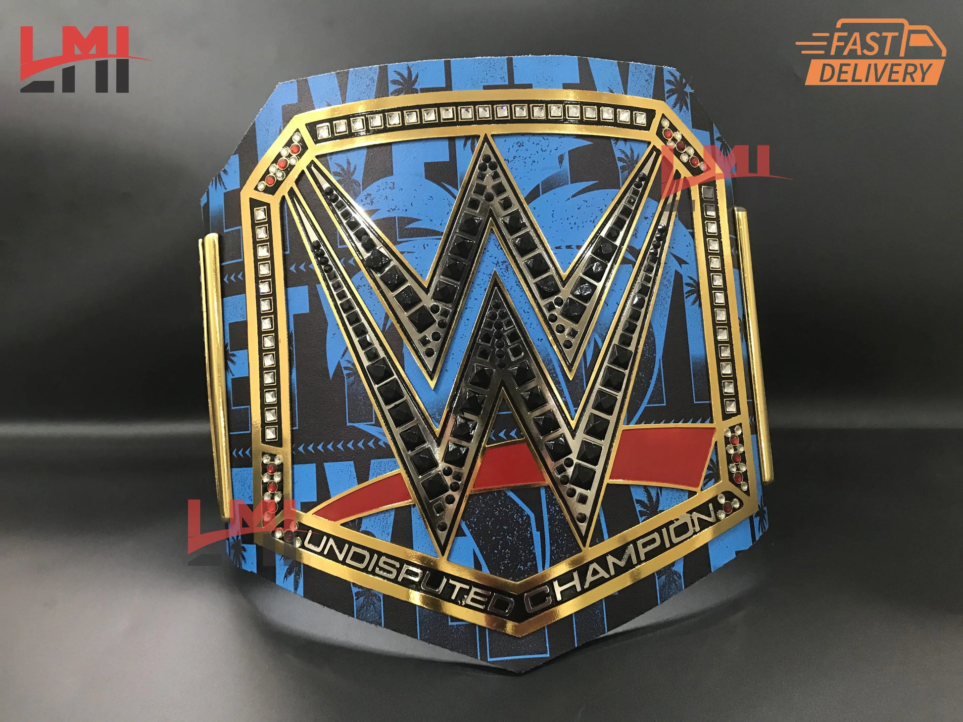 Custom Yeet Jey Uso Championship Belt Wrestling Belt 2mm Brass LMI Championship Belts