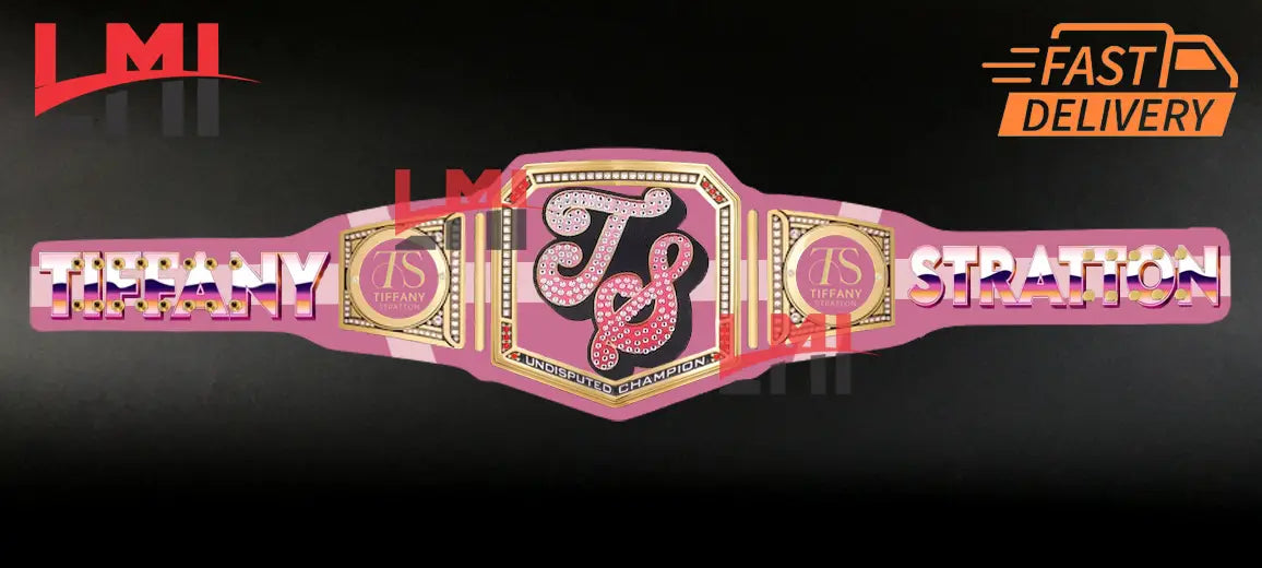 Tiffany Stratton Custom Universal World Heavyweight Championship Belt 2mm Brass LMI Championship Belts