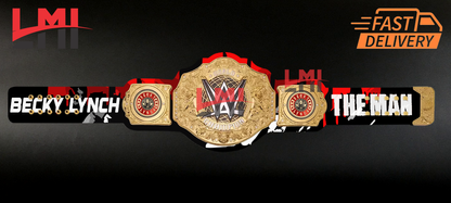 Becky Lynch Custom World Heavyweight Replica Championship Belt 6mm Diecast 