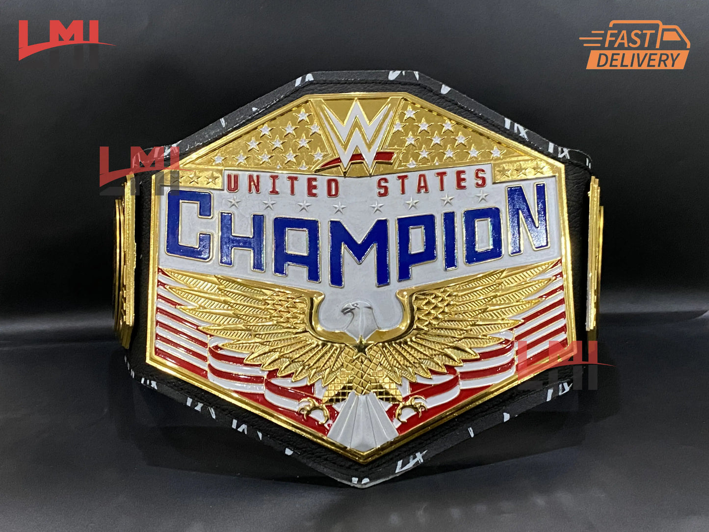 WWE La Knight Signature United States Championship Belt Replica Title Wrestling Belt 4mm