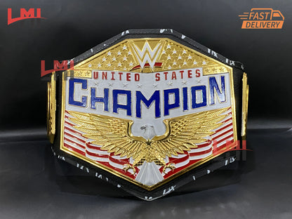 WWE La Knight Signature United States Championship Belt Replica Title Wrestling Belt 4mm