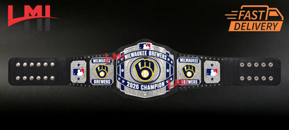 Custom Milwaukee Brewers 2026 MLB Championship Belt LMI Championship Belts