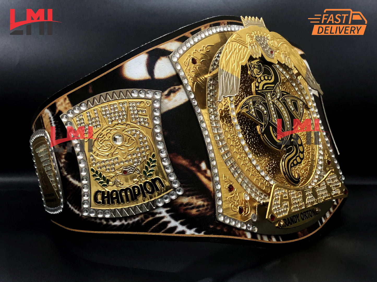 Randy Orton Spinner World Heavyweight Championship Belt LMI Championship Belts