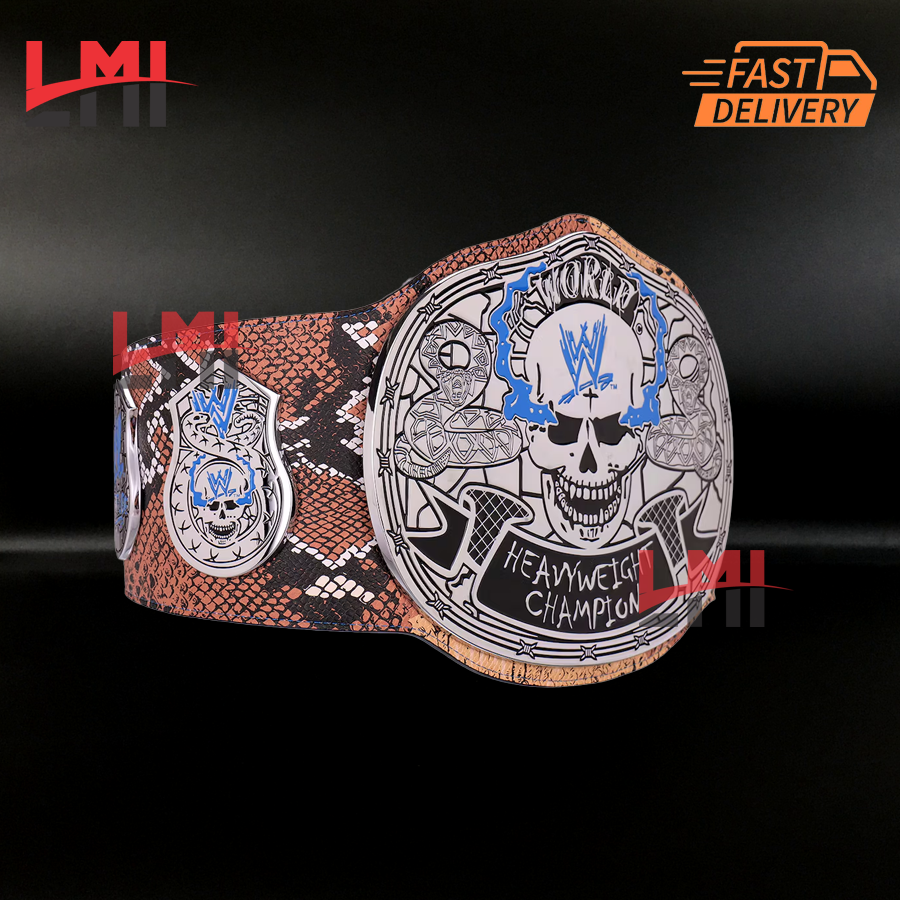 Stone Cold Steve Austin Smoking Skull Limited Edition 30 Years Signature Championship Belt