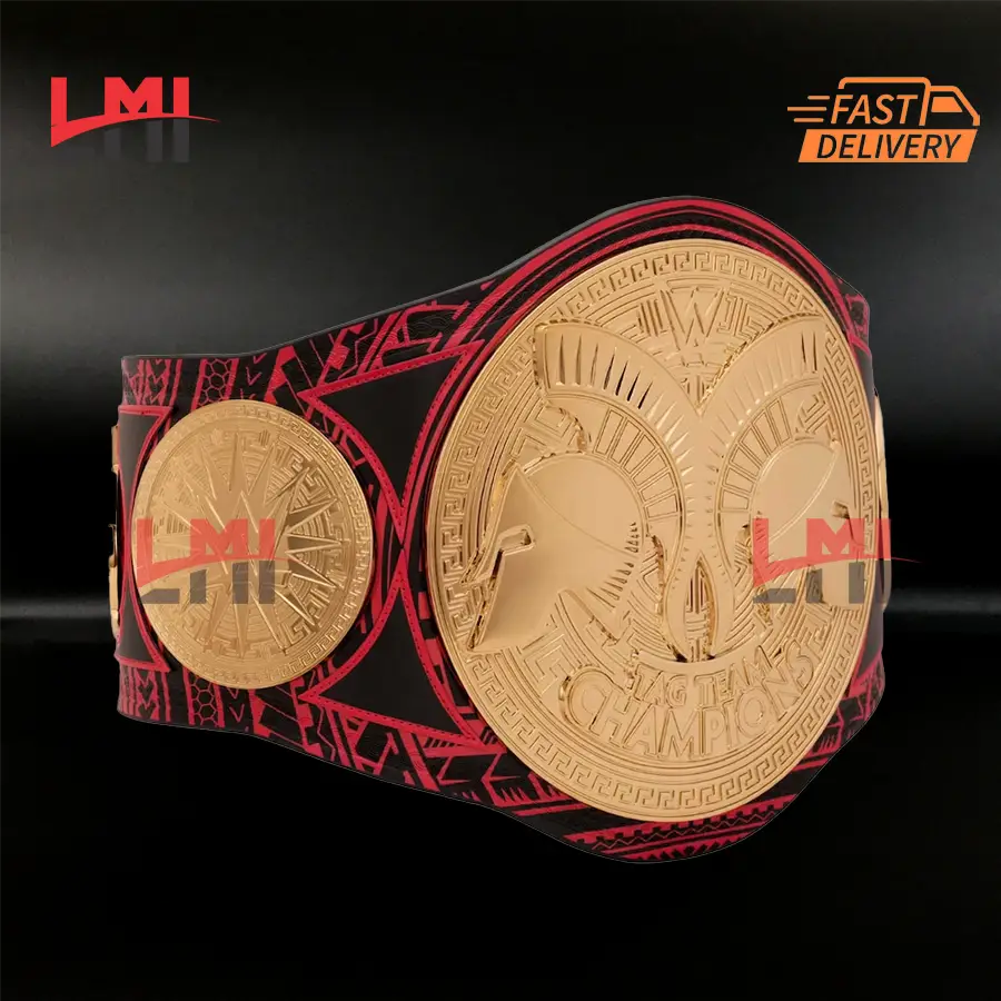 WWE Usos Signature Series Tag Team Championship Belt 2mm Brass LMI Championship Belts