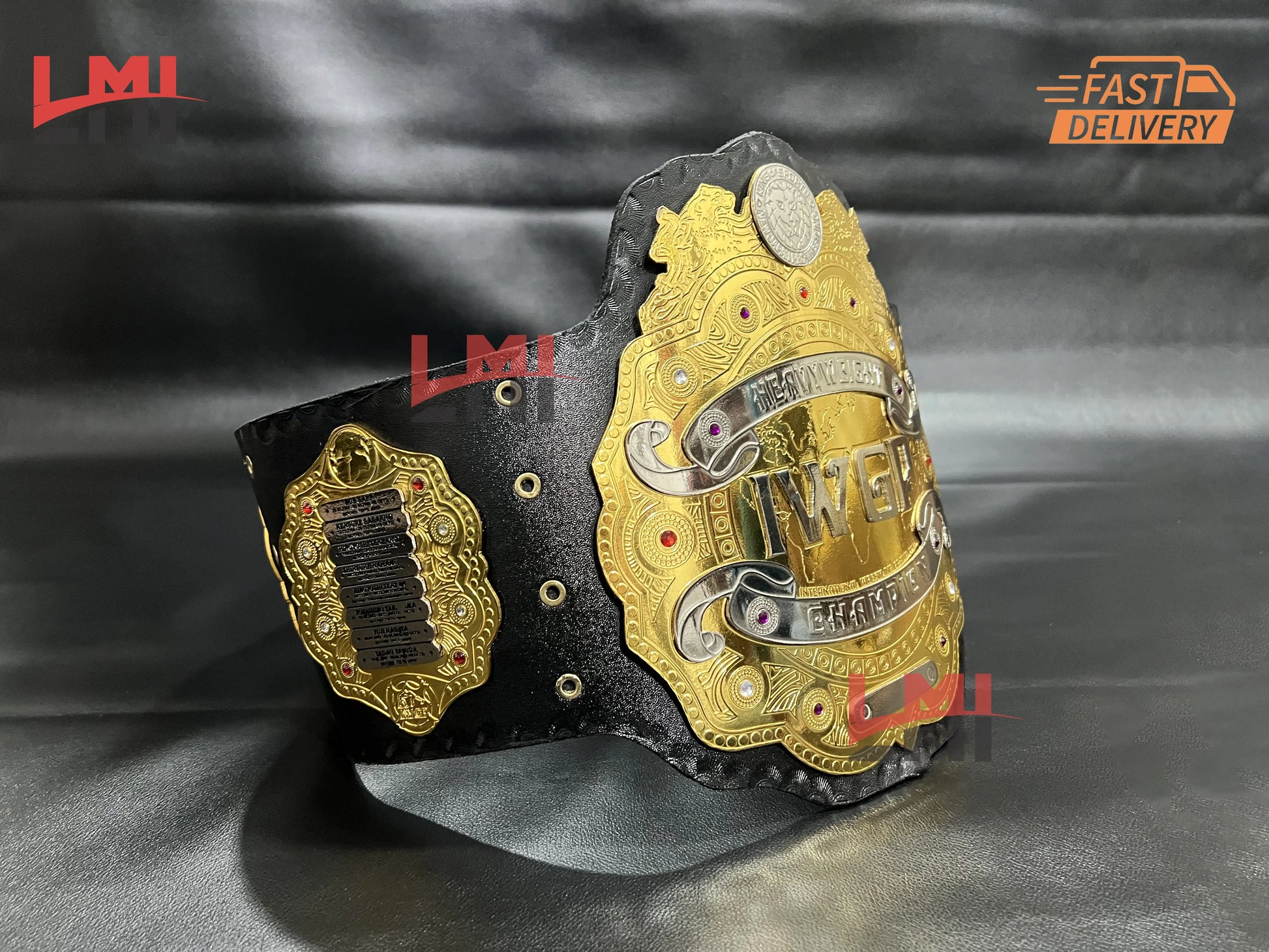 IWGP Version 4 World Heavyweight Championship Belt Wrestling 2mm Brass 