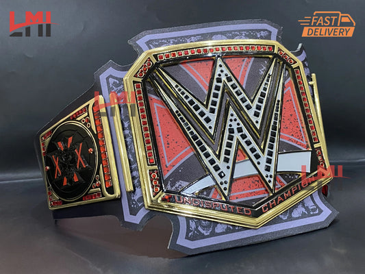Triple H 30 Years The Authority Universal Championship Belt Wrestling Belt 6mm Diecast