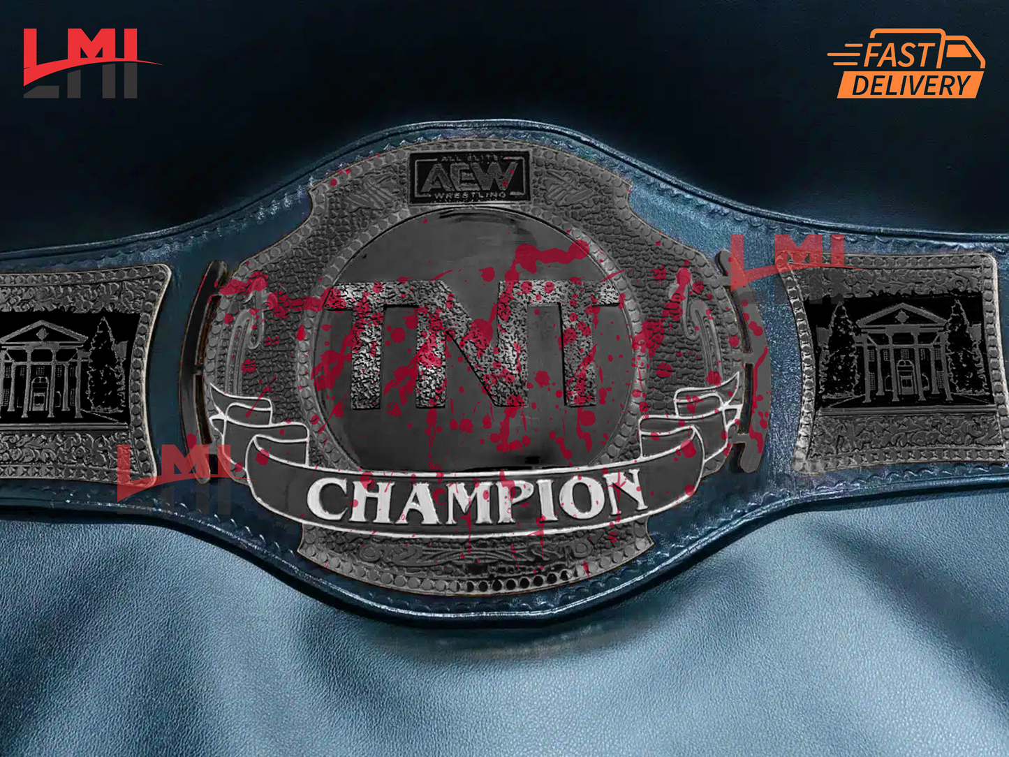 AEW Jack Perry TNT Championship Belt 2mm Brass LMI Championship Belts