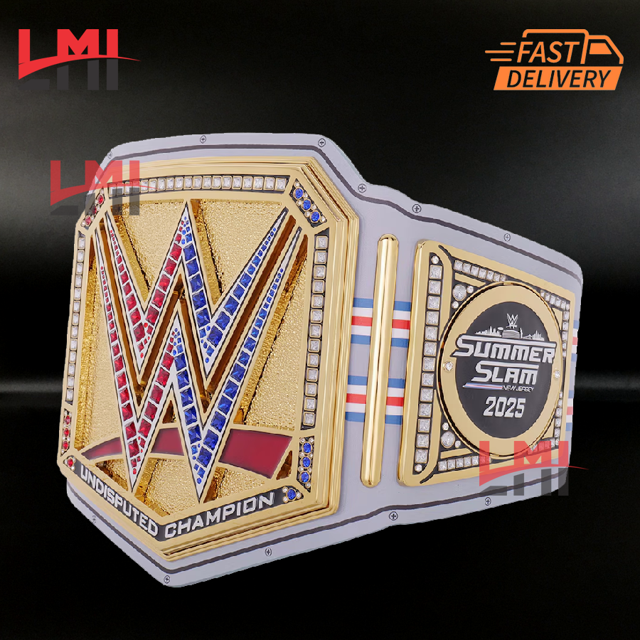 SummerSlam 2025 Universal WWE Championship Belt Wrestling Title LMI Championship Belts