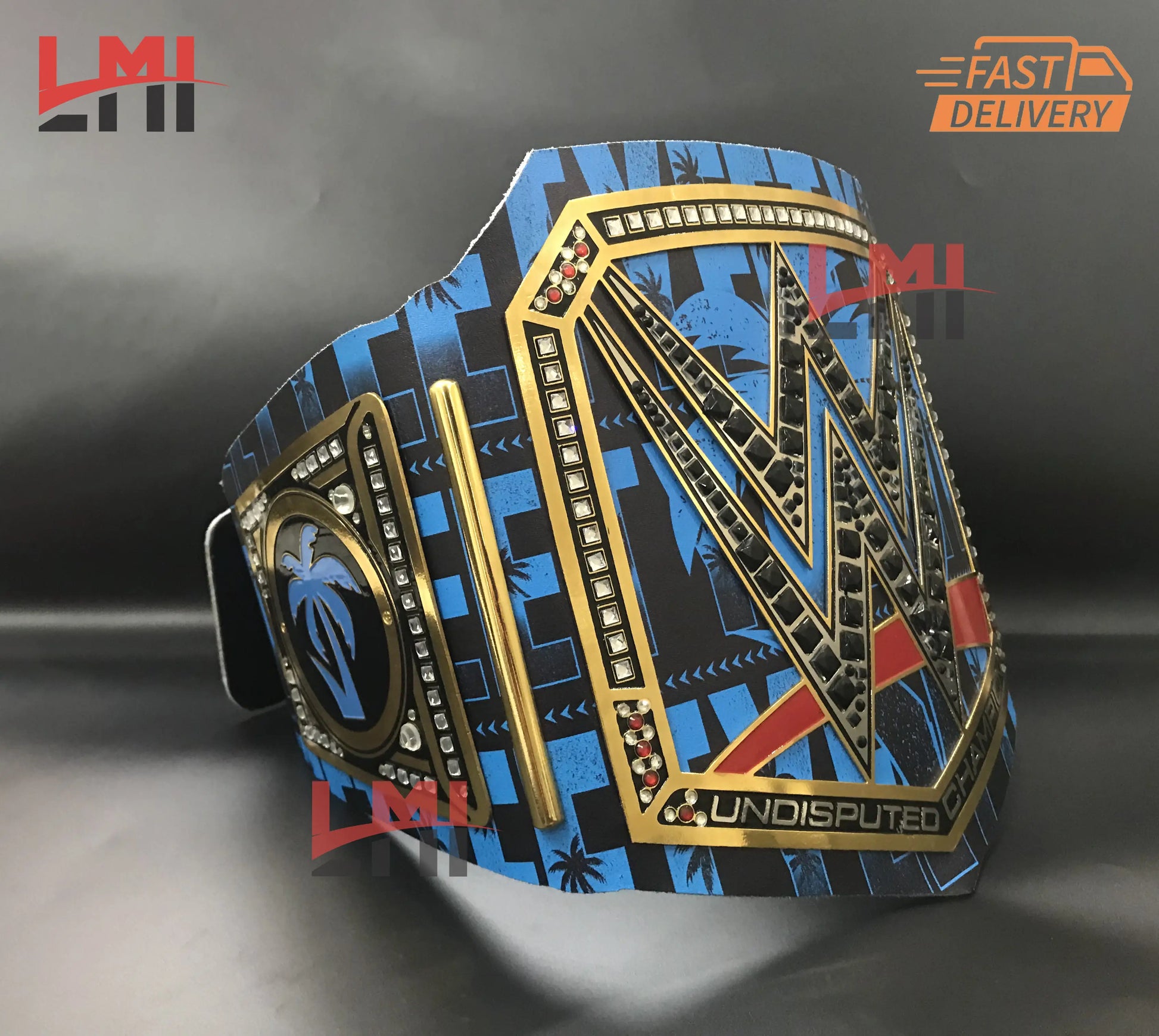 Custom Yeet Jey Uso Championship Belt Wrestling Belt 2mm Brass LMI Championship Belts