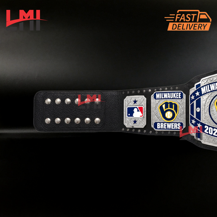 Custom Milwaukee Brewers 2026 MLB Championship Belt LMI Championship Belts