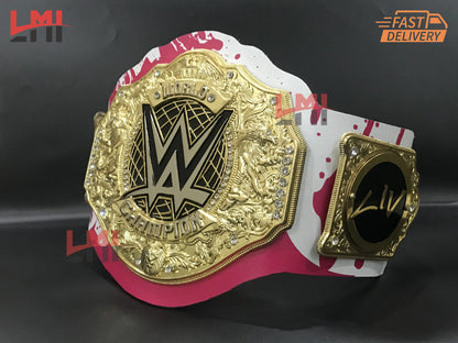 Custom Liv Morgan Women's World Heavyweight Championship Belt
