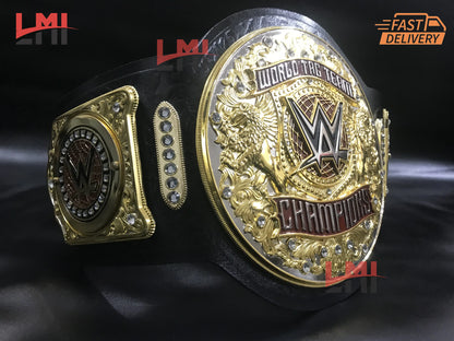 WWE New World Tag Team Heavyweight Replica Wrestling Championship Belt 6mm Diecast