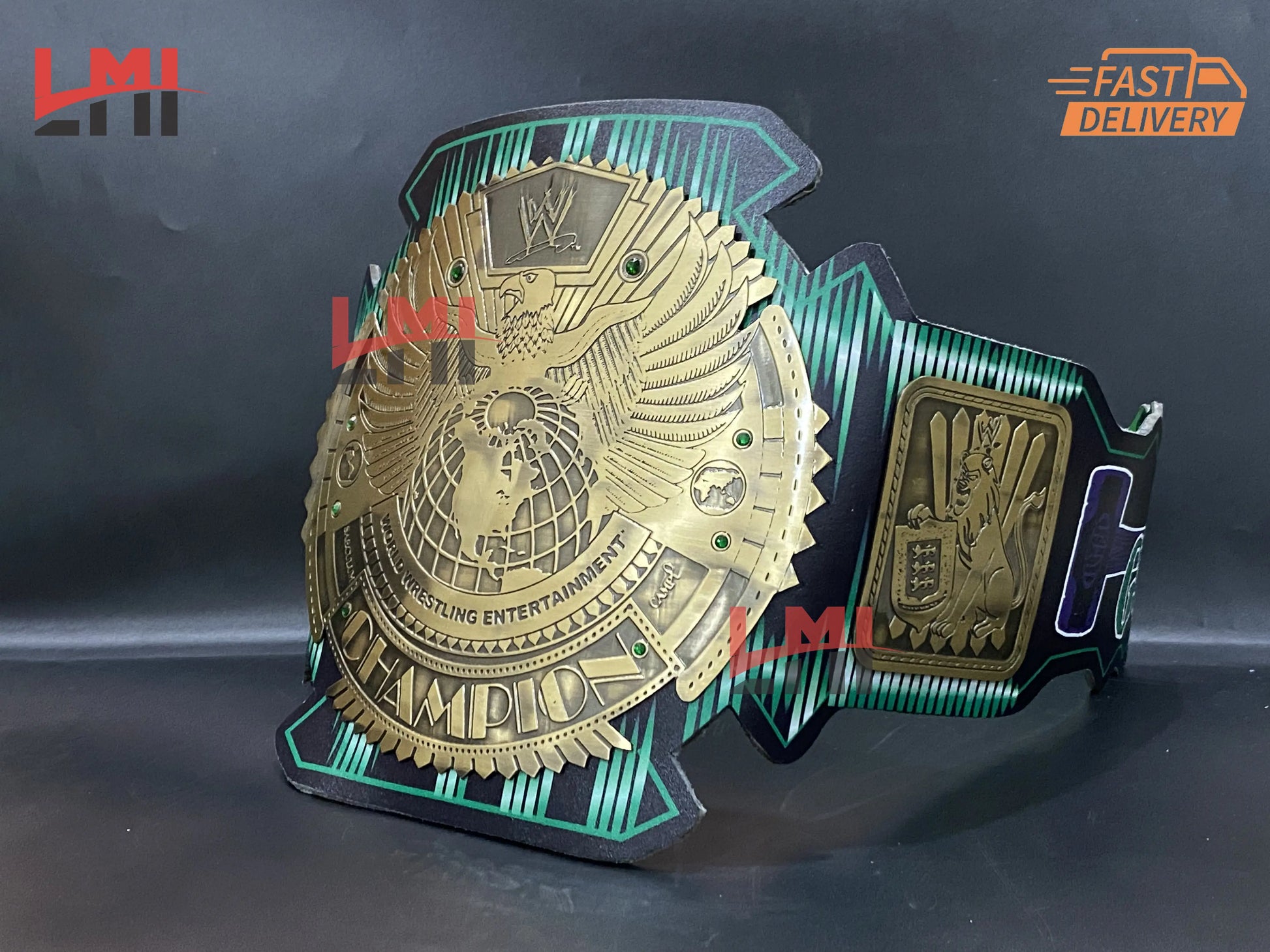 Triple H 30 Years The Game Big Eagle Championship Belt Wrestling Belt 2mm Brass LMI Championship Belts