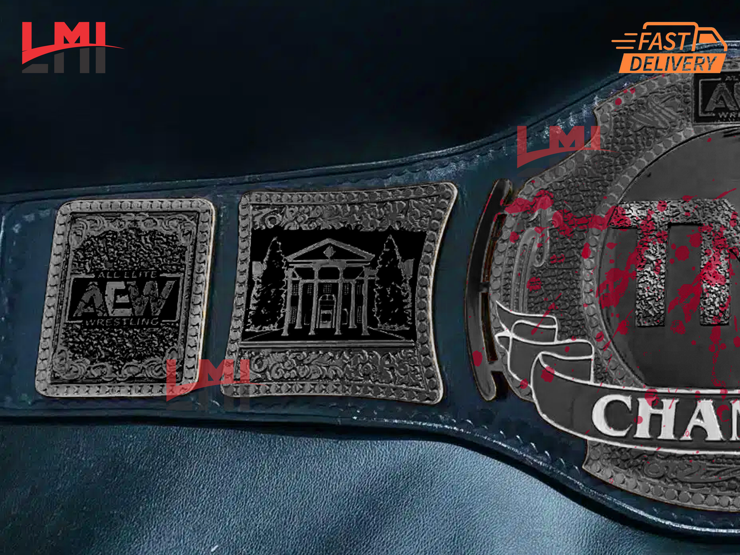 AEW Jack Perry TNT Championship Belt 2mm Brass LMI Championship Belts