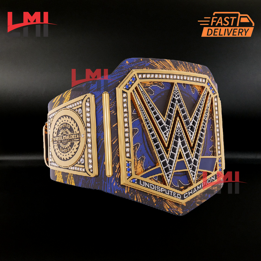 Wrestle Palooza 2025 Universal WWE Championship Belt Wrestling Title 6MM Diecast 