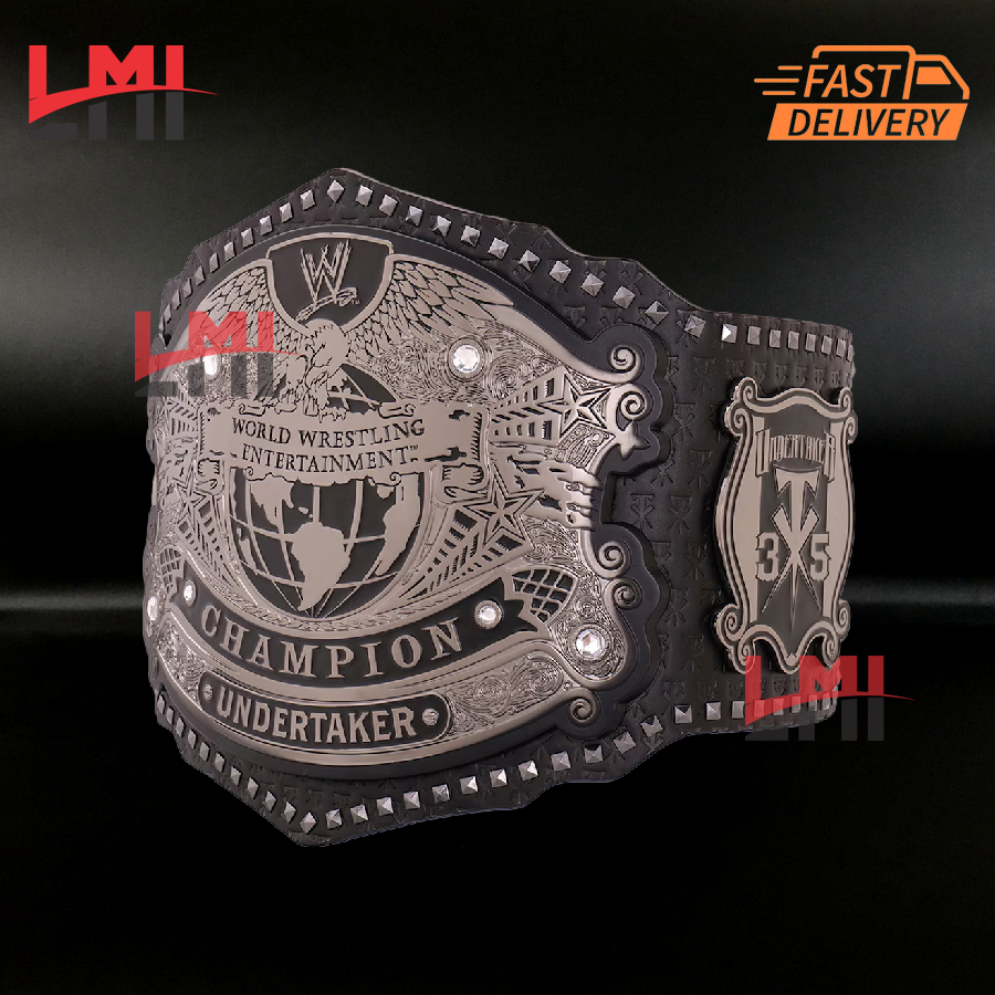 The Undertaker 35 Years American Badass Undisputed Signature Series Championship Belt Wrestling Title Belt