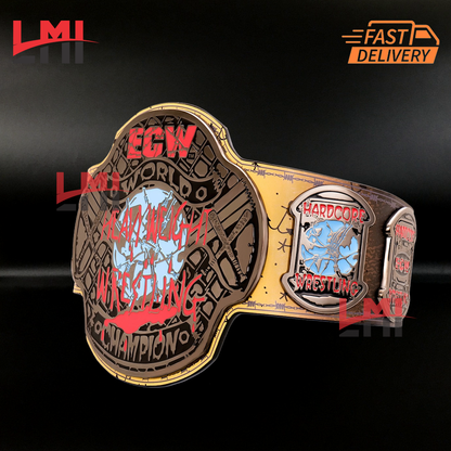 CM Punk Signature Series ECW Hardcore WWE Championship Belt Wrestling Title LMI Championship Belts