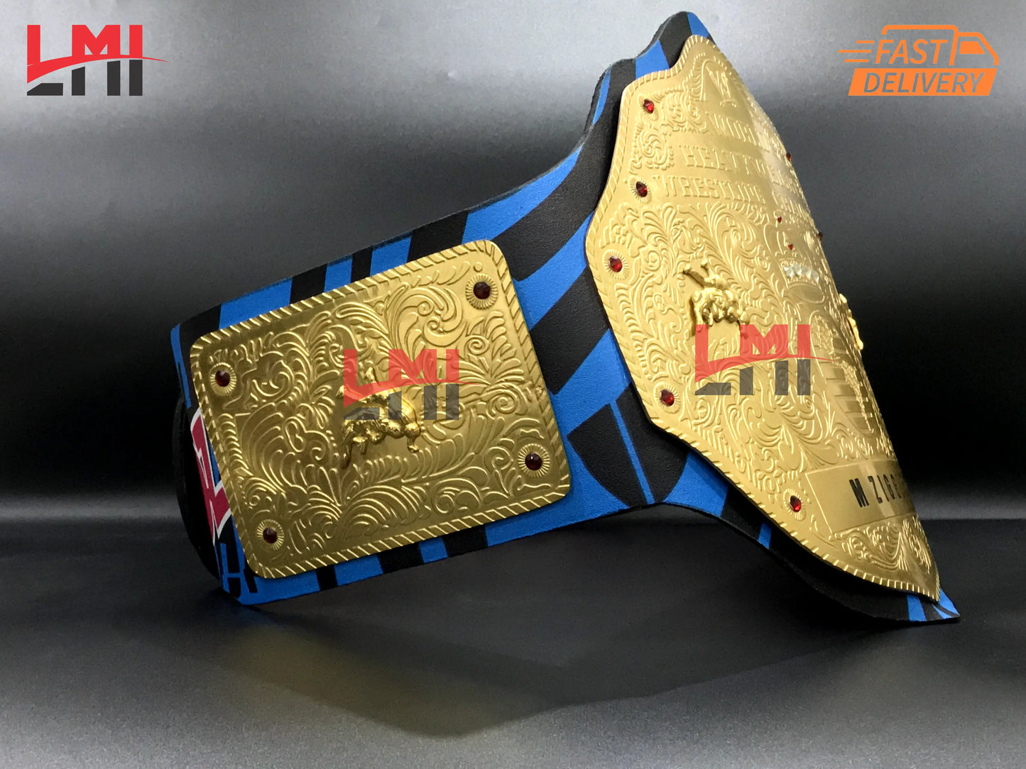 Custom Dolph Ziggler Big Gold World Heavyweight Championship Belt 2MM Brass