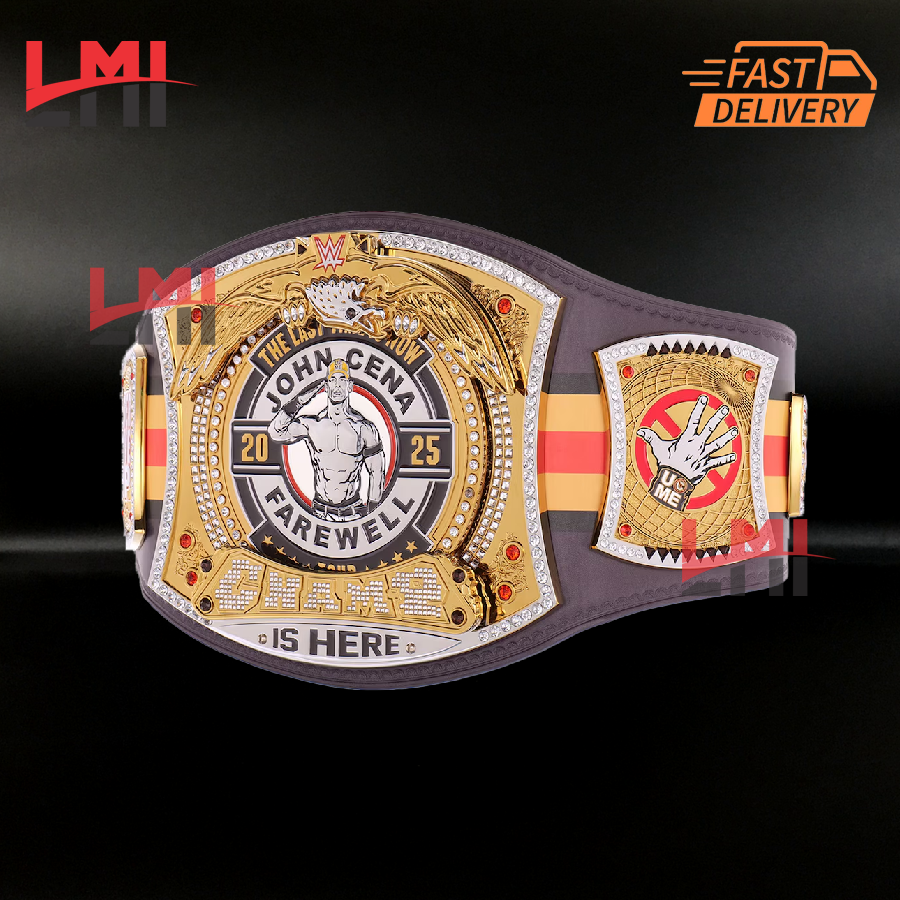 John Cena Farewell Tour 2025 San Diego Championship Belt Wrestling 2mm Brass - LMI Championship Belts