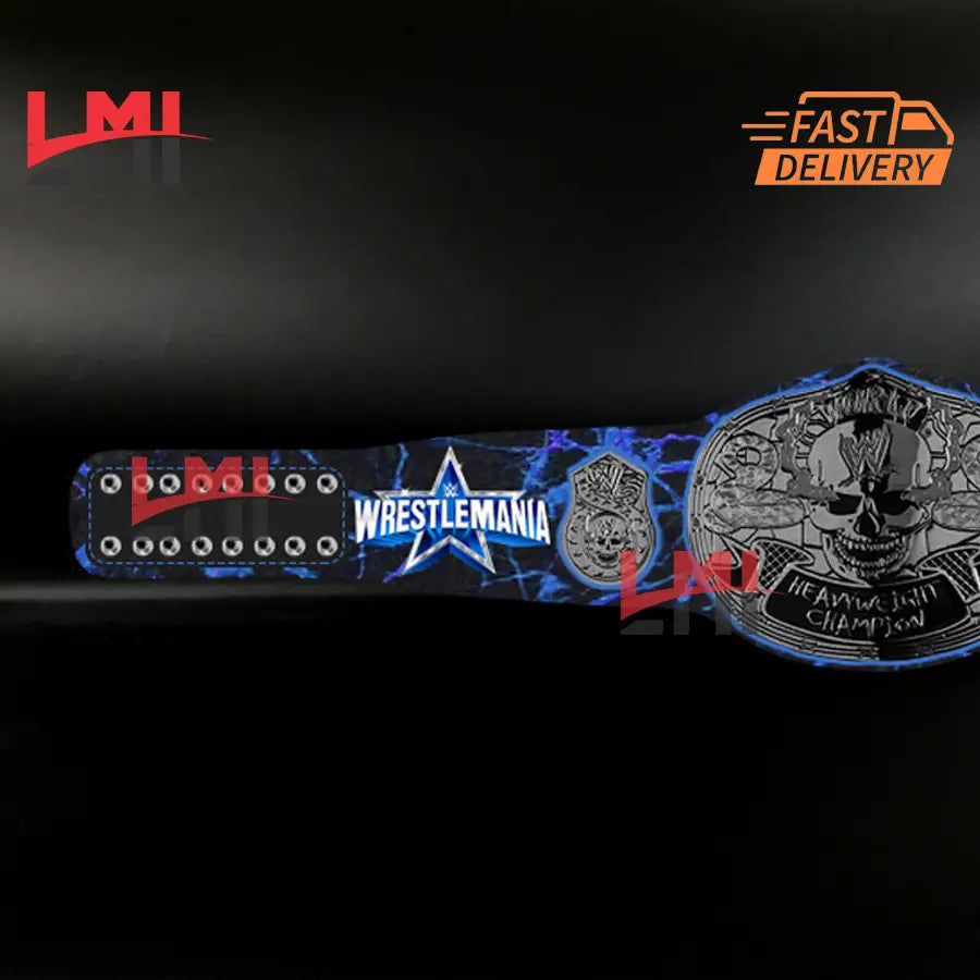 Custom Smoking Skull Limited Edition Replica Championship Belt Wrestling 2mm Brass