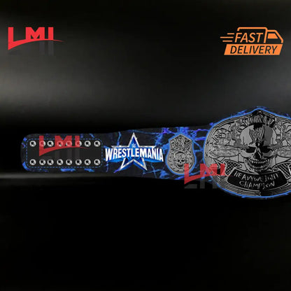 Custom Smoking Skull Limited Edition Replica Championship Belt Wrestling 2mm Brass