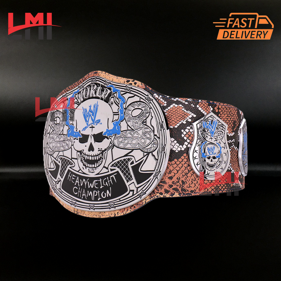Stone Cold Steve Austin Smoking Skull Limited Edition 30 Years Signature Championship Belt