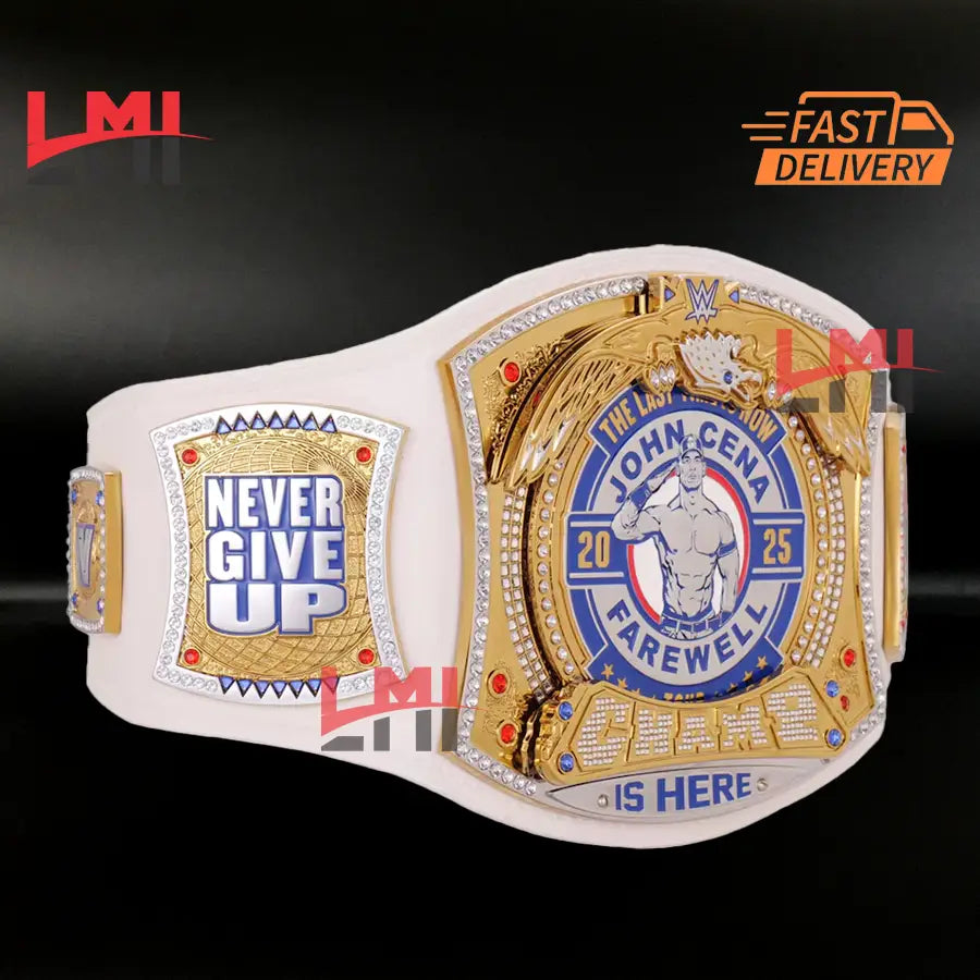 John Cena Farewell Tour 2025 Los Angeles Spinner Championship Belt Replica Wrestling 2mm Brass
