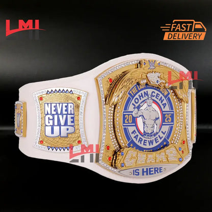 John Cena Farewell Tour 2025 Los Angeles Spinner Championship Belt Replica Wrestling 2mm Brass
