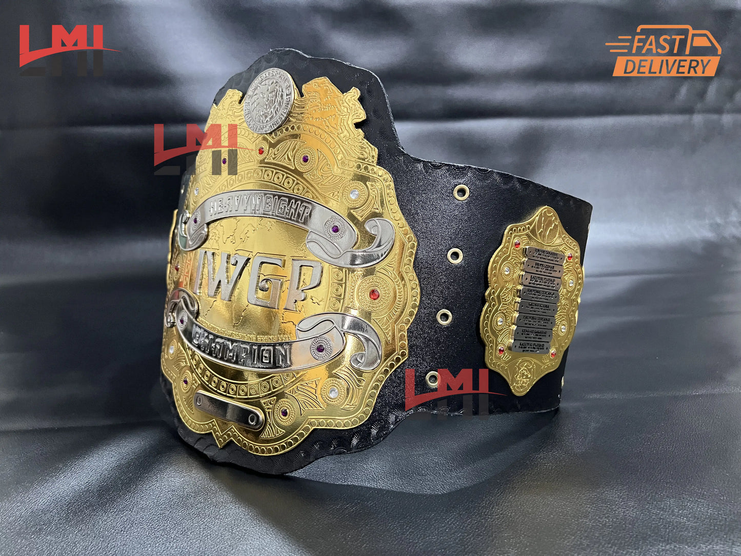 IWGP Version 4 World Heavyweight Championship Belt Wrestling 2mm Brass