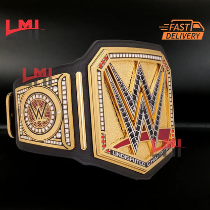Undisputed Championship Belt Wrestling Replica Belt 10mm Diecast
