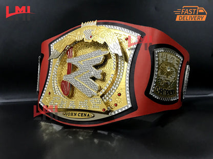 WWE John Cena Spinner World Heavyweight Championship Belt 2mm Brass