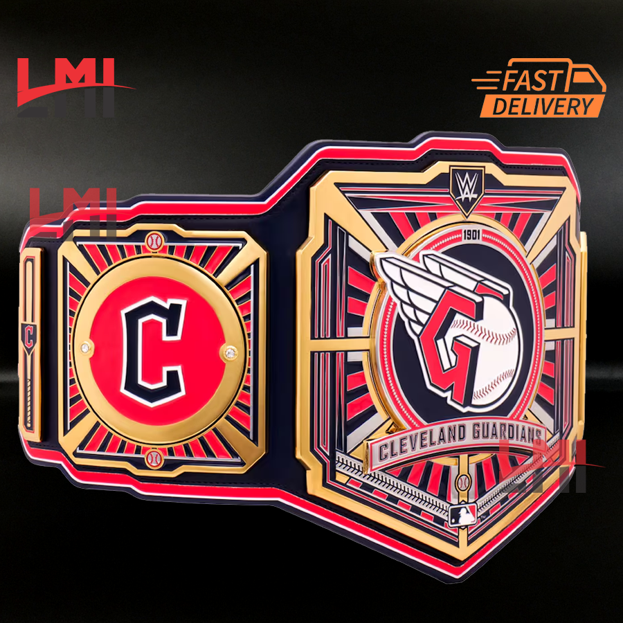 Cleveland Guardians WWE Legacy MLB Championship Belt 2MM Brass
