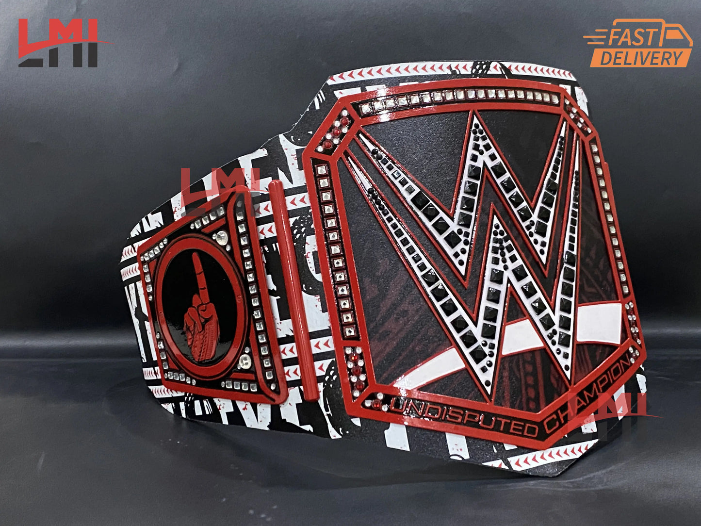 Custom No Yeet Championship Wrestling Belt 2mm Brass LMI Championship Belts