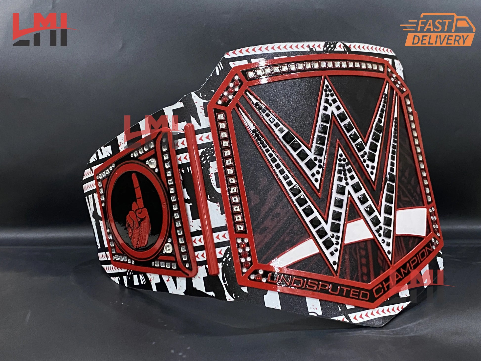 Custom No Yeet Championship Wrestling Belt 2mm Brass LMI Championship Belts