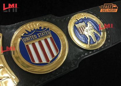 NWA United States Heavyweight Wrestling Championship Title Belt 2mm - LMI Championship Belts