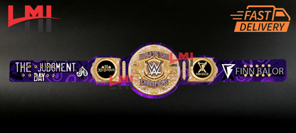 Custom Judgement Day New World Tag Team Heavyweight Championship Belt 4mm Diecast