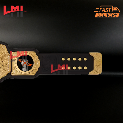 CM Punk New Side Plates World Heavyweight Championship Belt Wrestling Title 6mm Diecast - LMI Championship Belts