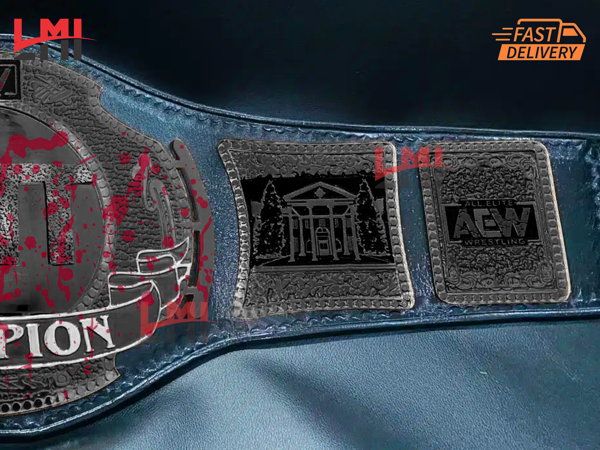 AEW Jack Perry TNT Championship Belt 2mm Brass LMI Championship Belts