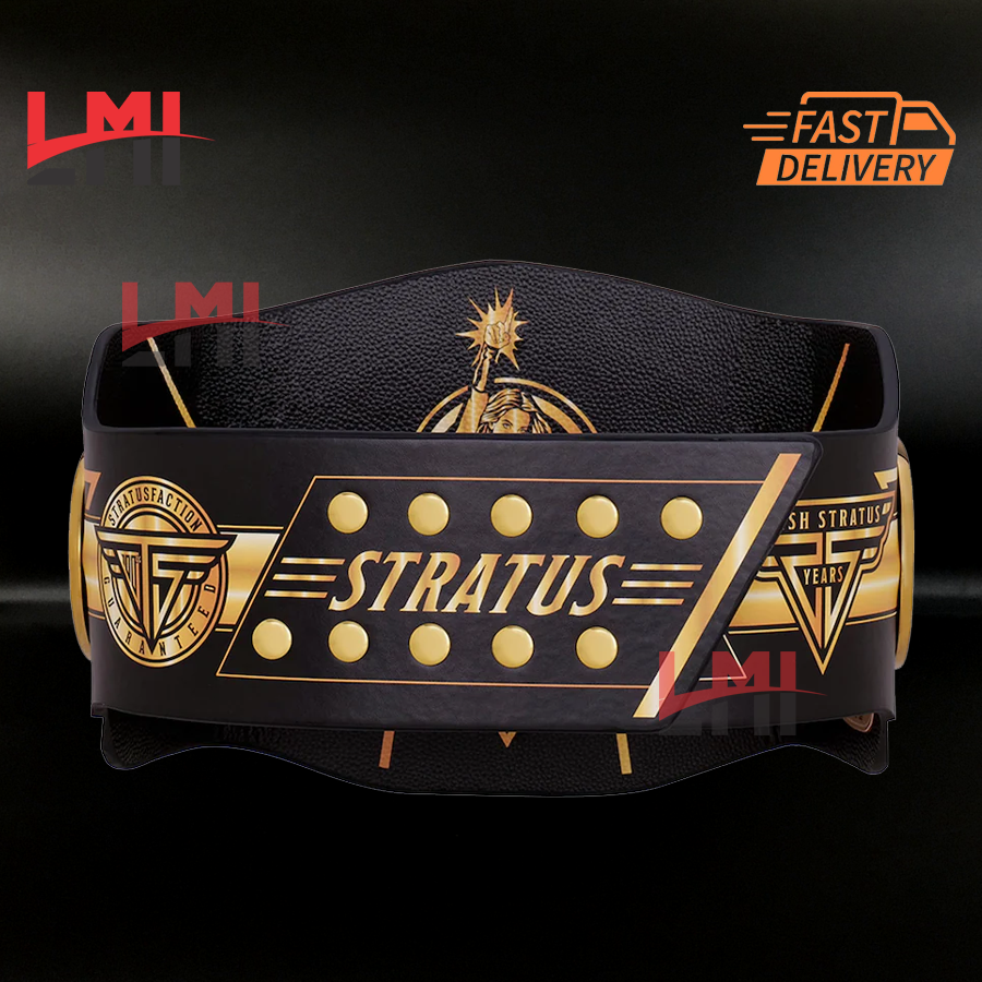 Custom Trish Stratus Signature Series Women's Championship Belt Wrestling 2mm Brass LMI Championship Belts