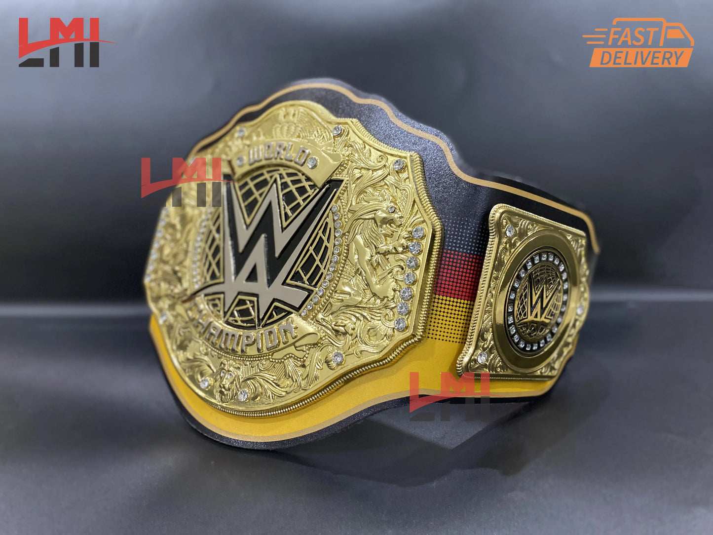 Bash in Berlin World Heavyweight Championship Belt Replica Title Wrestling Belt 6mm