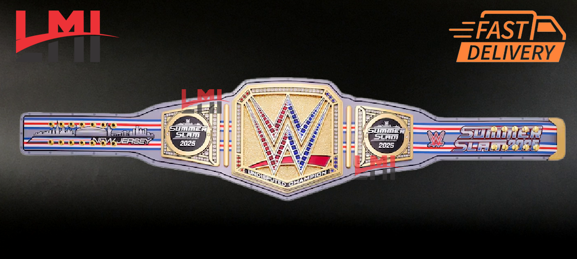 SummerSlam 2025 Universal WWE Championship Belt Wrestling Title LMI Championship Belts