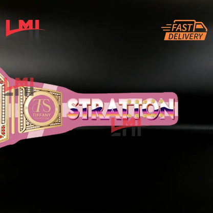 Tiffany Stratton Custom Universal World Heavyweight Championship Belt 2mm Brass Kid Size