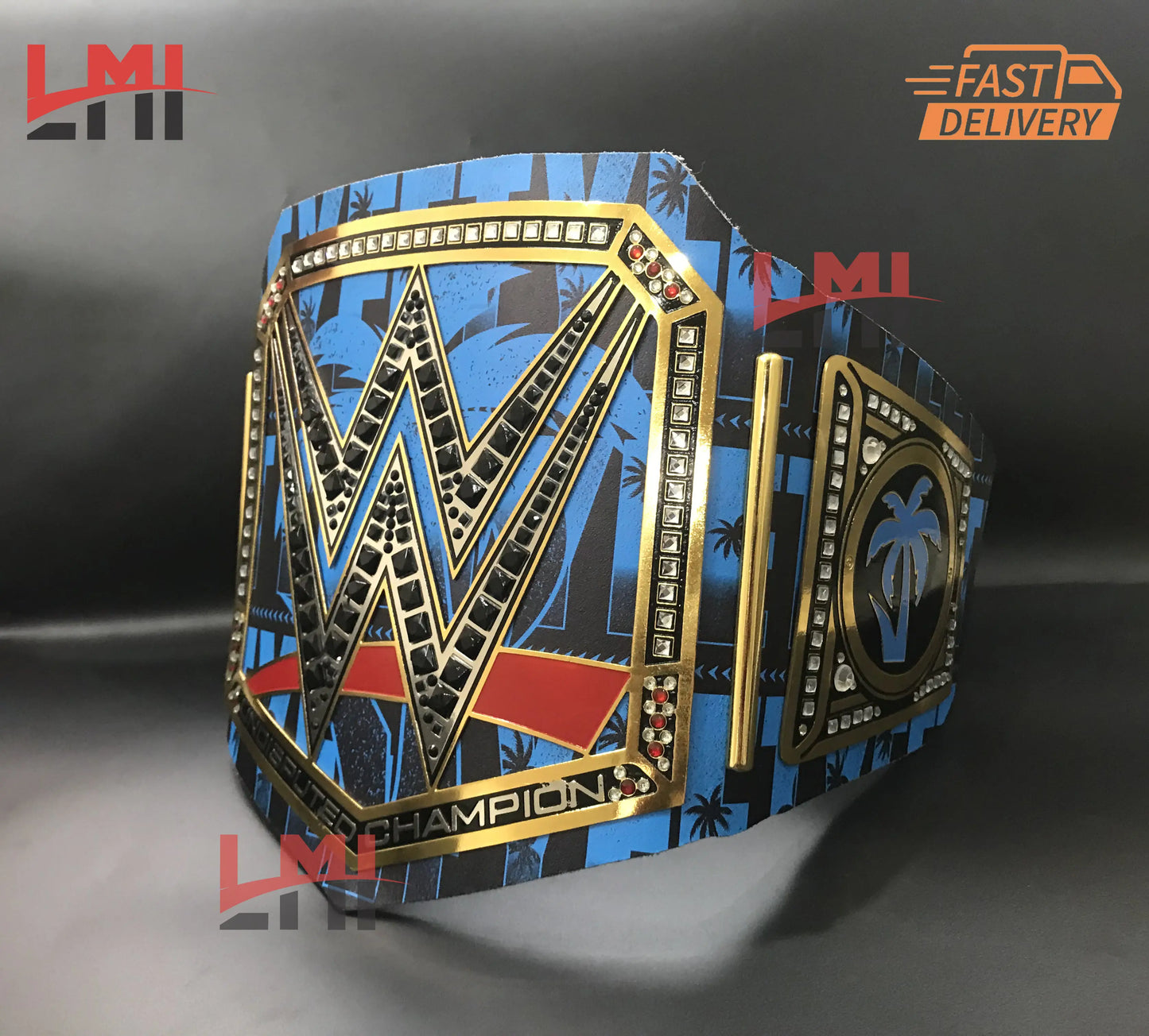 Custom Yeet Jey Uso Championship Belt Wrestling Belt 2mm Brass LMI Championship Belts